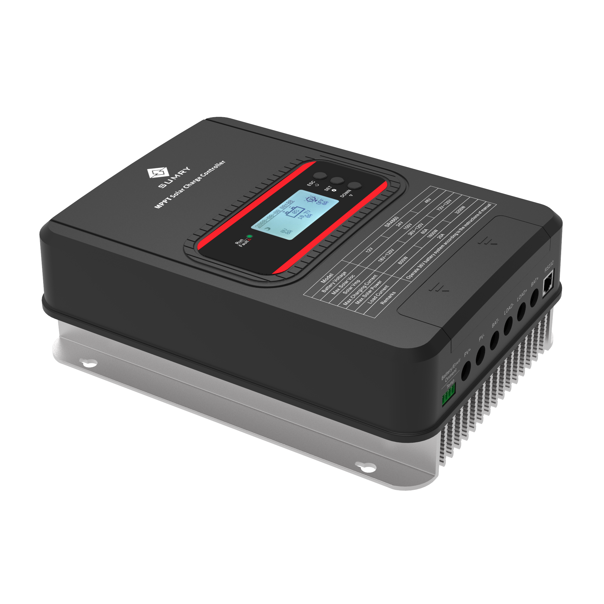 Controlador de carga solar SR Series MPPT